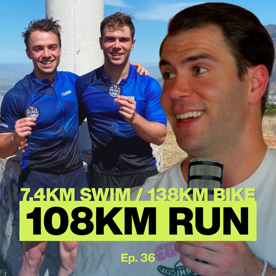 Episode 36 cover: Michael Brand — “7.4km swim / 138km bike / 108km run”